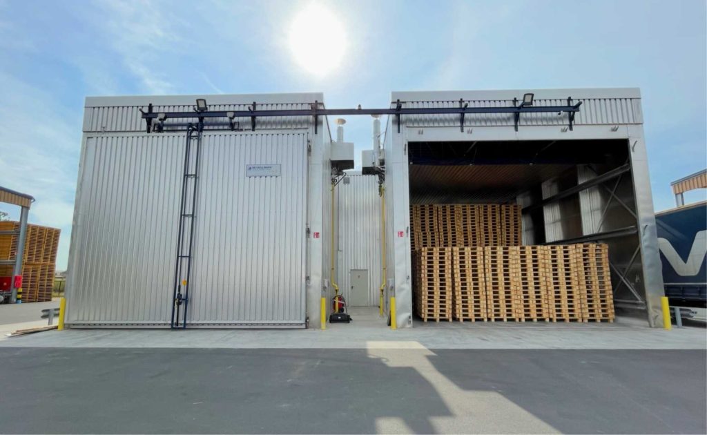 Gecontroleerd pallet drogen
